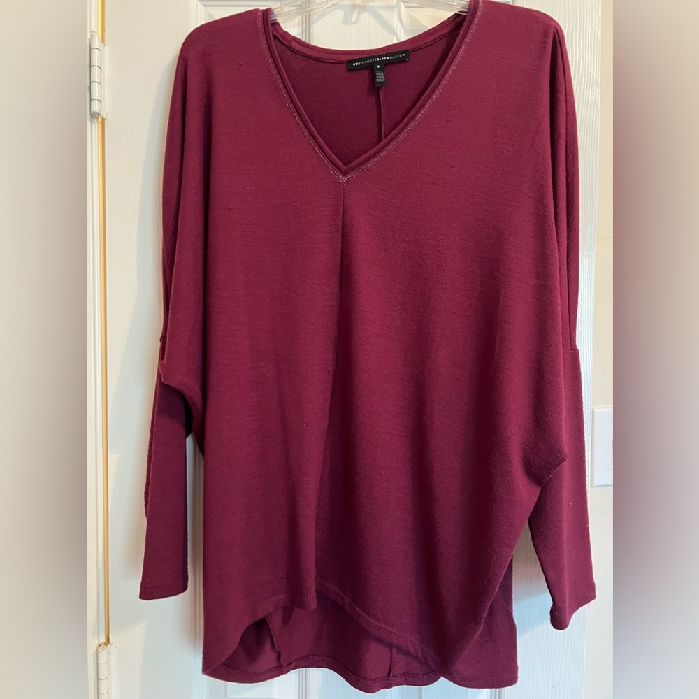 Burgundy WHBM Top